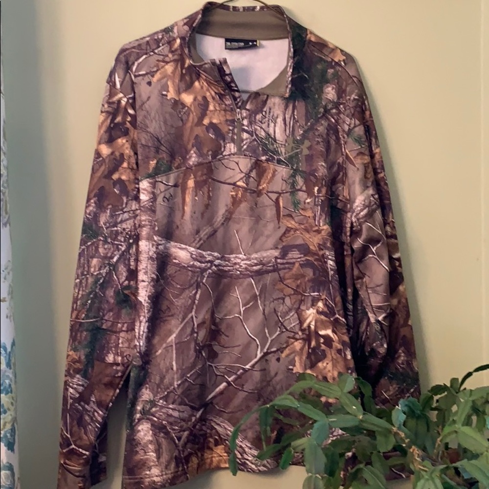 Men’s UnderArmour RealTree pullover 2xl